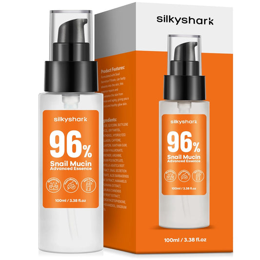 96% Snail Mucin Serum (3.38 Fl Oz), Snail Secretion Filtrate Power Essence, Facial Skin Care Products with Snail Mucin, Hydrated and Youthful Skin